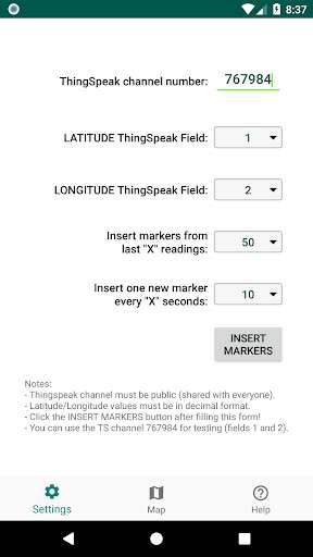 Run android online APK ThingSpeak Fields On Map from MyAndroid or emulate ThingSpeak Fields On Map using MyAndroid Run android online APK ThingSpeak Fields On Map from MyAndroid or emulate ThingSpeak Fields On Map using MyAndroid
