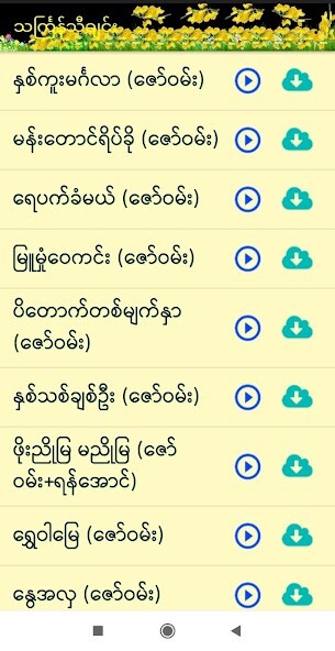 Run android online APK Thingyan Songs from MyAndroid or emulate Thingyan Songs using MyAndroid
