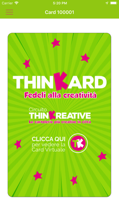 Emulate iPhone app thinKard App using MyAndroid