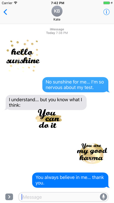 Emulate iPhone app Think Positive Stickers using MyAndroid Emulate iPhone app Think Positive Stickers using MyAndroid