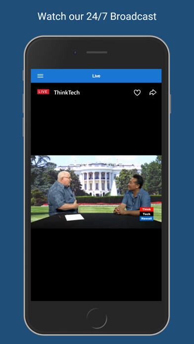 Emulate iPhone app ThinkTech Hawaii using MyAndroid