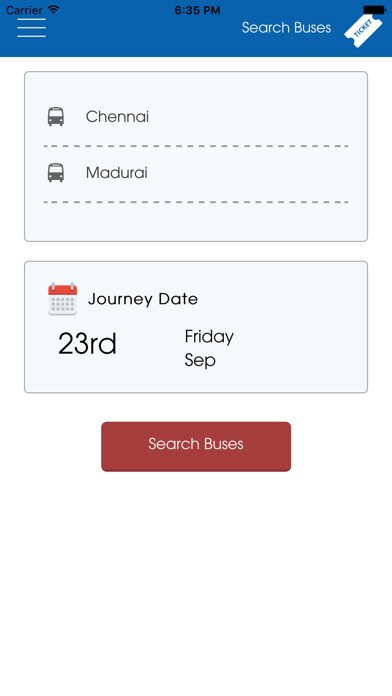 Emulate iPhone app Thirumal Alagu Travels ( TAT ) using MyAndroid