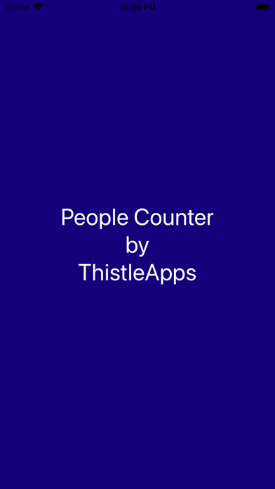Emulate iPhone app Thistles People Counter using MyAndroid