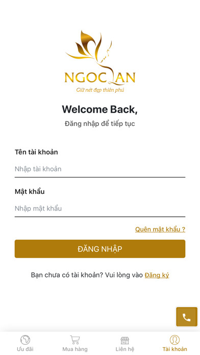 Emulate iPhone app Thẩm Mỹ Viện Ngọc Lan using MyAndroid Emulate iPhone app Thẩm Mỹ Viện Ngọc Lan using MyAndroid