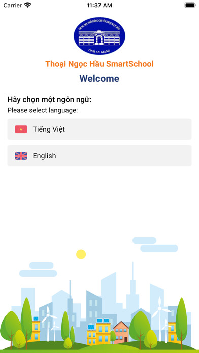 Emulate iPhone app Thoại Ngọc Hầu Smart School using MyAndroid