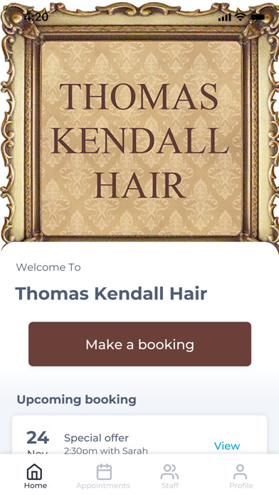 Emulate iPhone app Thomas Kendall Hair using MyAndroid Emulate iPhone app Thomas Kendall Hair using MyAndroid
