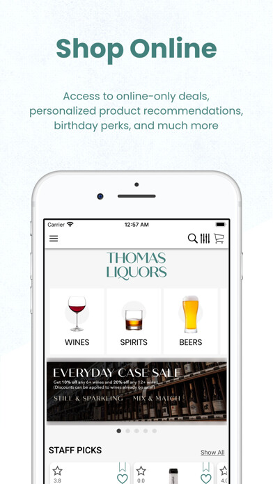 Emulate iPhone app Thomas Liquors using MyAndroid Emulate iPhone app Thomas Liquors using MyAndroid