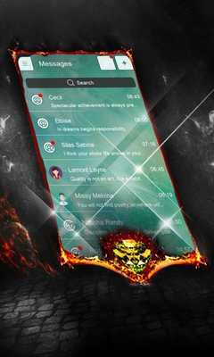 Emulate Android APK Thorn Peaces SMS Layout