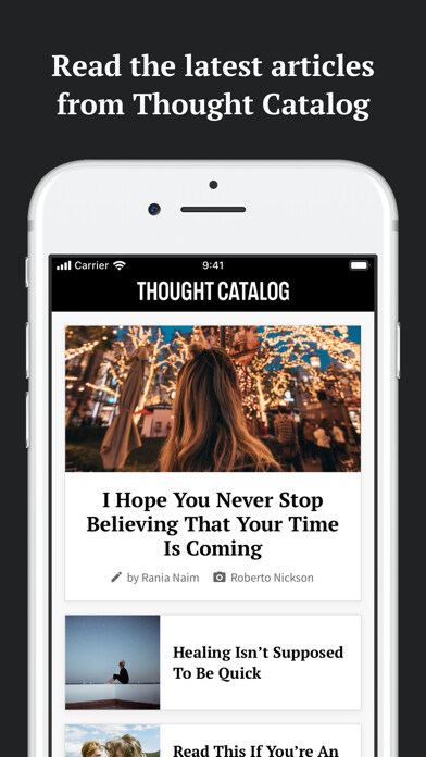 Emulate iPhone app Thought Catalog using MyAndroid Emulate iPhone app Thought Catalog using MyAndroid