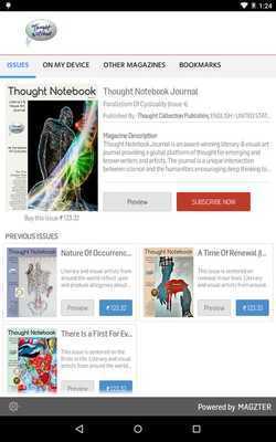 Emulate Android APK Thought Notebook Journal