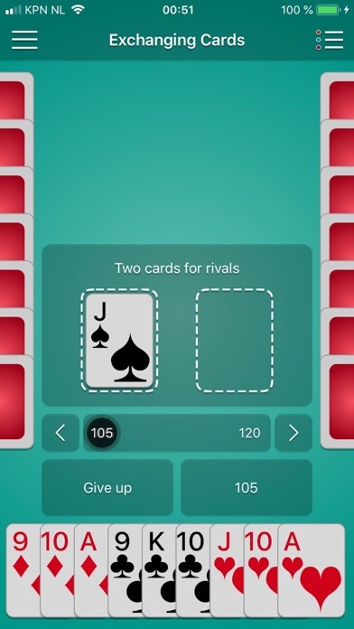 Emulate iPhone app Thousand - card game using MyAndroid