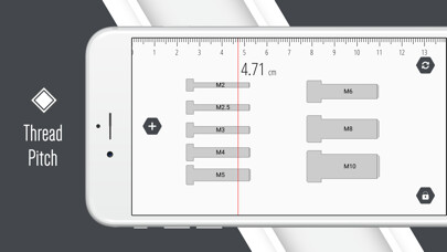 Emulate iPhone app Thread Pitch Calculator using MyAndroid