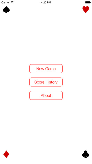 Emulate iPhone app Three Amigos Score Keeper using MyAndroid