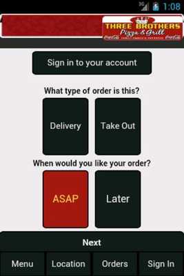 Emulate Android APK Three Brothers Pizza Emulate Android APK Three Brothers Pizza