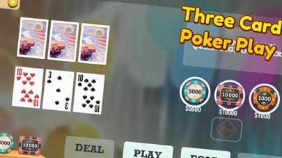 Emulate iPhone app Three Card Poker PLAY using MyAndroid