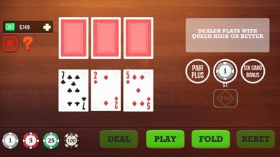 Emulate iPhone app Three Card Poker Vegas Casino using MyAndroid Emulate iPhone app Three Card Poker Vegas Casino using MyAndroid