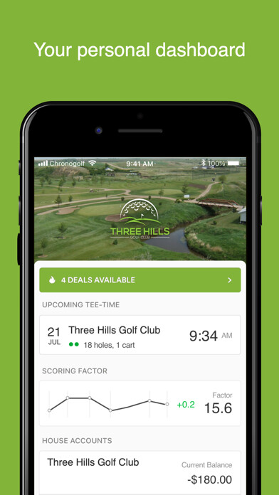 Emulate iPhone app Three Hills Golf Club using MyAndroid Emulate iPhone app Three Hills Golf Club using MyAndroid