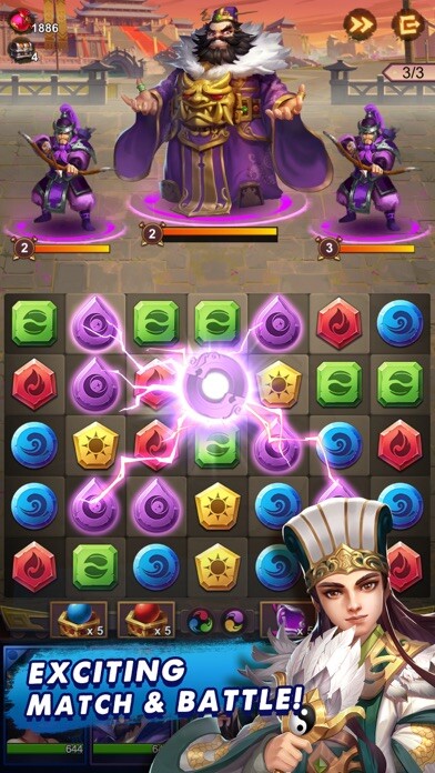 Emulate iPhone app Three Kingdoms & Puzzles using MyAndroid Emulate iPhone app Three Kingdoms & Puzzles using MyAndroid