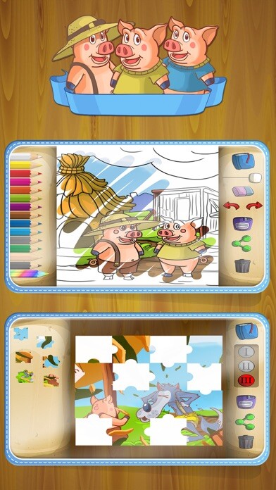 Emulate iPhone app Three Little Pigs - Tale using MyAndroid Emulate iPhone app Three Little Pigs - Tale using MyAndroid