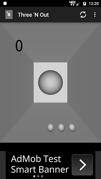 Run android online APK Three N Out Pong from MyAndroid or emulate Three N Out Pong using MyAndroid