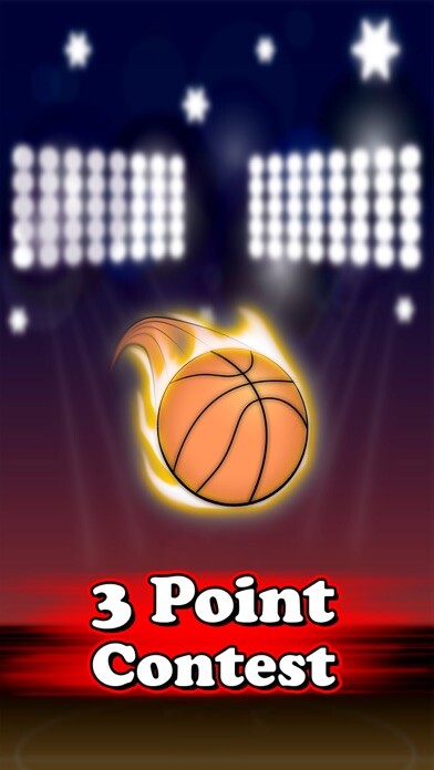 Emulate iPhone app Three Point Contest - BasketBall All-Star Shootout Competition using MyAndroid