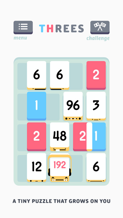 Emulate iPhone app Threes! Freeplay using MyAndroid