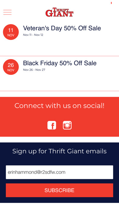 Emulate iPhone app Thrift Giant using MyAndroid Emulate iPhone app Thrift Giant using MyAndroid