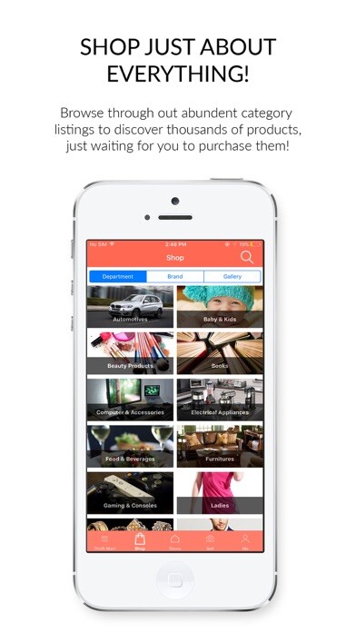 Emulate iPhone app Thrift Marts using MyAndroid