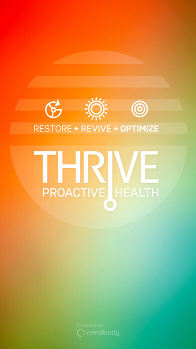 Emulate iPhone app THRIVE Proactive Health using MyAndroid