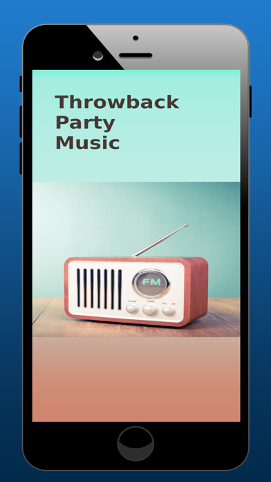 Emulate iPhone app Throwback Party Radio using MyAndroid