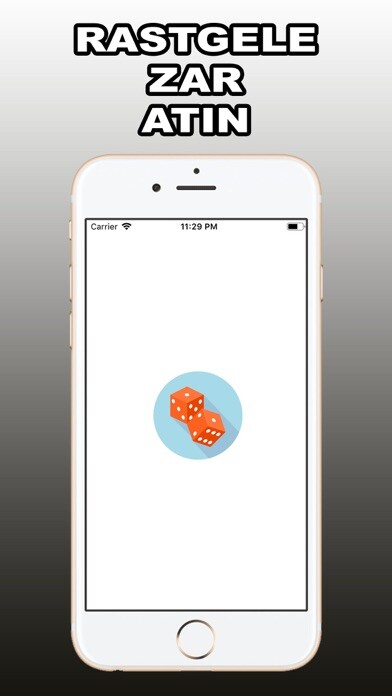 Emulate iPhone app Throw Random Dice using MyAndroid