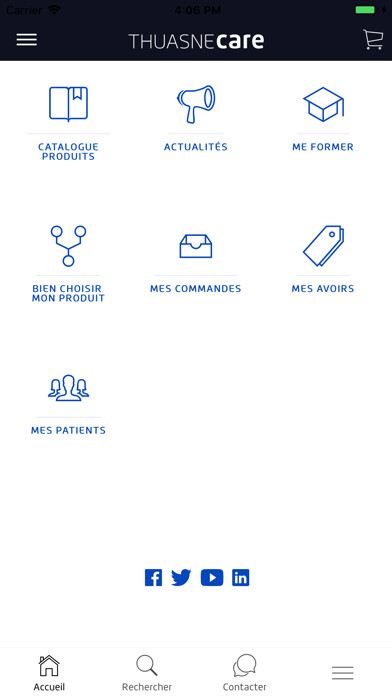 Emulate iPhone app Thuasne Care using MyAndroid Emulate iPhone app Thuasne Care using MyAndroid