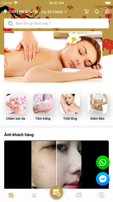 Emulate iPhone app Thu Lan Spa using MyAndroid Emulate iPhone app Thu Lan Spa using MyAndroid
