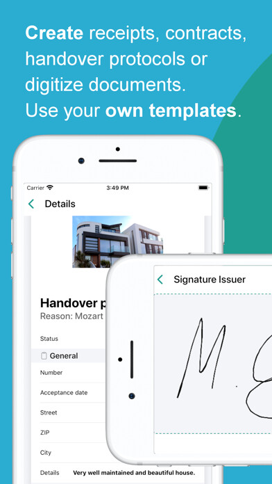 Emulate iPhone app Thumbify - Forms & Signature using MyAndroid