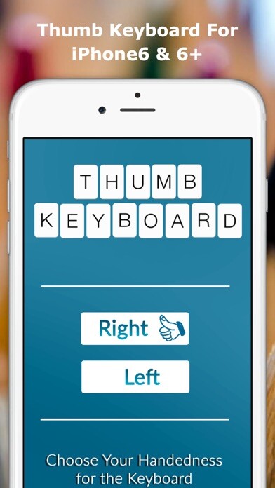 Emulate iPhone app Thumb Keyboard - Single Thumb Keyboard to easy typing using MyAndroid Emulate iPhone app Thumb Keyboard - Single Thumb Keyboard to easy typing using MyAndroid