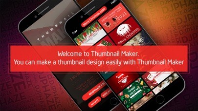 Emulate iPhone app Thumbnail Maker YT using MyAndroid