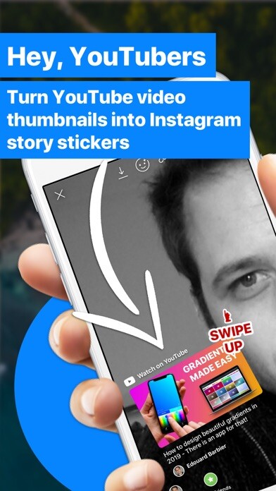 Emulate iPhone app Thumbnail Stickers for YouTube using MyAndroid