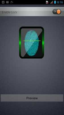 Emulate Android APK ThumbScanner Screen lock prank