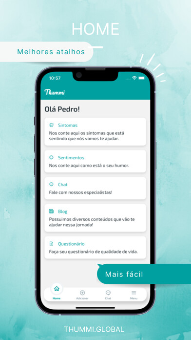 Emulate iPhone app Thummi Onco using MyAndroid