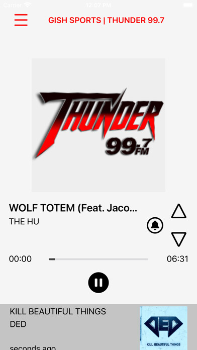 Emulate iPhone app Thunder 99.7 using MyAndroid Emulate iPhone app Thunder 99.7 using MyAndroid
