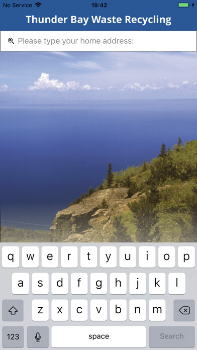 Emulate iPhone app Thunder Bay Waste Recycling using MyAndroid
