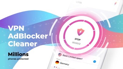 Emulate iPhone app Thunderbolt VPN & Cleaner using MyAndroid