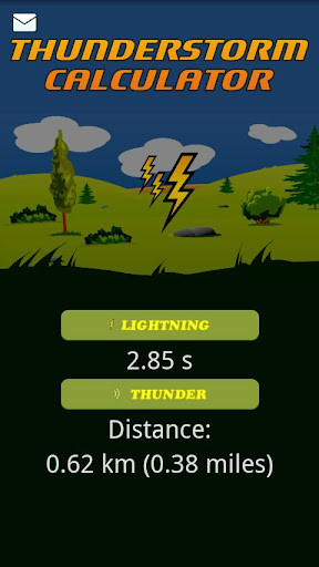 Emulate Android APK Thunderstorm calculator: find lightning distance Emulate Android APK Thunderstorm calculator: find lightning distance