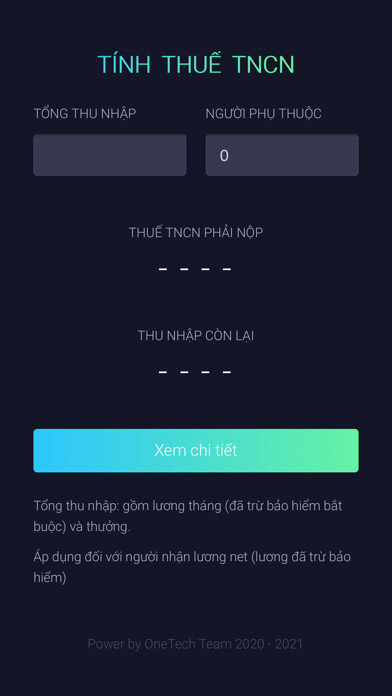 Emulate iPhone app Thuế TNCN using MyAndroid