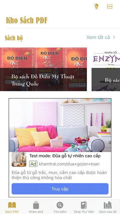 Emulate iPhone app Thư Viện PDF - Đọc Sách using MyAndroid Emulate iPhone app Thư Viện PDF - Đọc Sách using MyAndroid