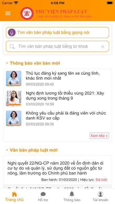 Emulate iPhone app Thư Viện Pháp Luật using MyAndroid Emulate iPhone app Thư Viện Pháp Luật using MyAndroid
