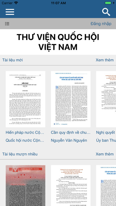 Emulate iPhone app THƯ VIỆN QUỐC HỘI VIỆT NAM using MyAndroid Emulate iPhone app THƯ VIỆN QUỐC HỘI VIỆT NAM using MyAndroid