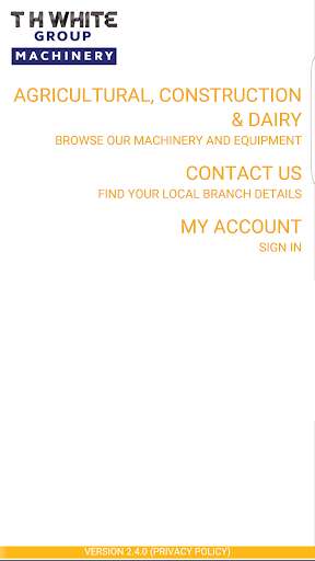 Run android online APK T H WHITE Machinery from MyAndroid or emulate T H WHITE Machinery using MyAndroid