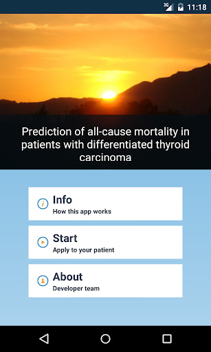 Emulate Android APK Thyroid cancer