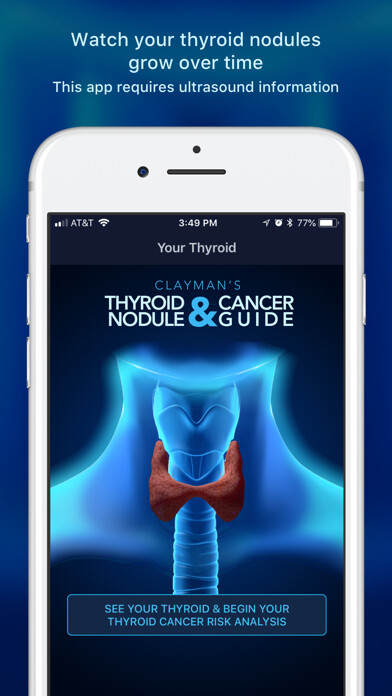 Emulate iPhone app Thyroid Nodule & Cancer Guide using MyAndroid